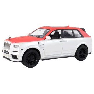 Auto r/c 1:20 biało-czerwone samochód pilot