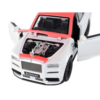 Auto r/c 1:20 biało-czerwone samochód pilot