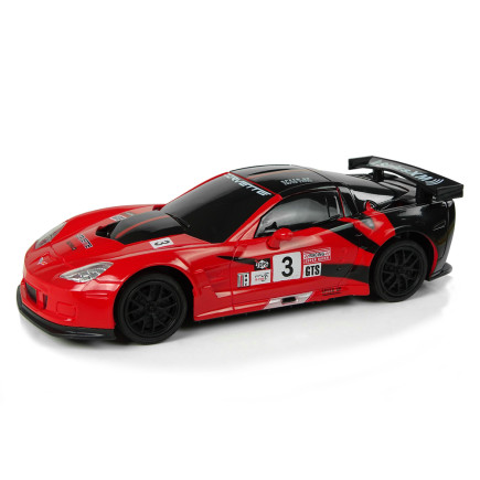 Auto sportowe r/c Corvette C6.R czerwone 2.4G ze światłami, EAN: 5904204756716