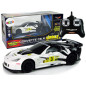 Wyścigowe Auto R/C Corvette C6.R Biały 2.4G z Świetlnymi Efektami EAN: 5904204756723