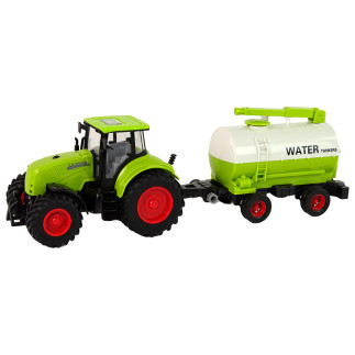 Traktor z przyczepą duże koła zielony farma EAN: 5905515358026
