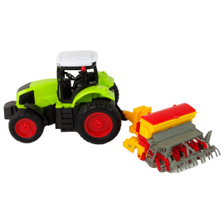 Pojazd rolniczy traktor z prasą r/c 1:16 zielony