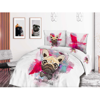 Pościel bawełniana 61505/1 140x200 +1x70x80 PANELOVE (promocja)