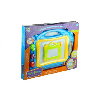 Duży znikopis tablica magnetyczna stempelki 2w1