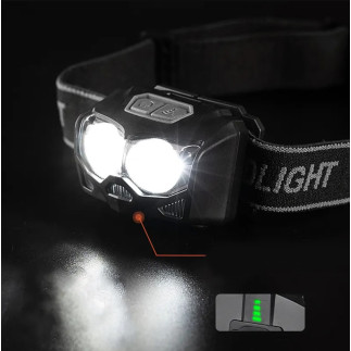 Zd111 latarka czołowa led