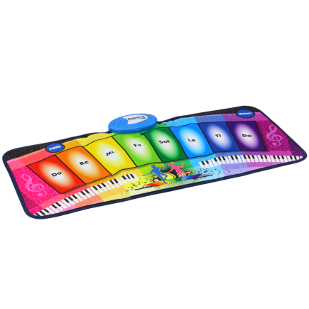 Mata Muzyczna Taneczna Edukacyjna Pianinko Tęczowe EAN: 5905991012924
