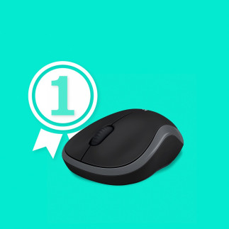 Mysz logitech 910-002238 (optyczna  1000 dpi  kolor szary)