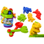 Zestaw do piasku Dinozaury z wiaderkiem, prysznicem i konewką EAN: 5905991021469
