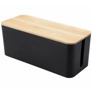Ag381d organizer na kable listwy czarny