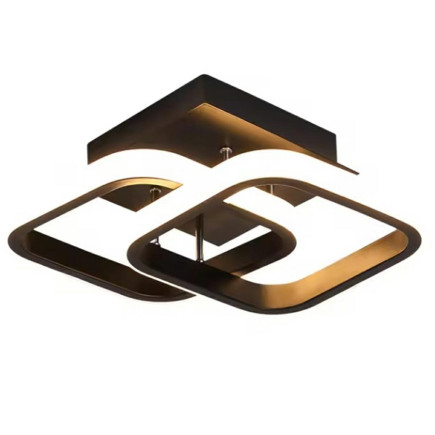 ZD117 LAMPA WISZĄCA PLAFON CZARNY 22W