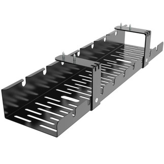 Da263 organizer na kable pod biurko blat  czarny