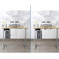 Da263 Organizer na kable pod biurko blat czarny, EAN: 5907621853266