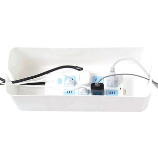 Ag381e organizer na kable listwy biały