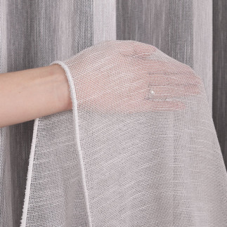Dalida firana fantazyjna, wysokość 300cm, kolor 009 pastelowa biel