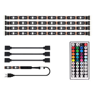 Zd4d podświetlenie tv led rgb 4x50cm