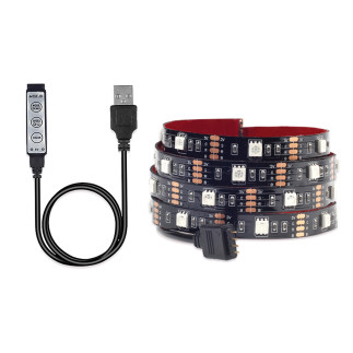 Zd4d podświetlenie tv led rgb 4x50cm