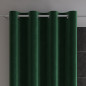 Velvi zasłona gotowa na przelotkach 140x260 cm ciemnozielona butelkowa EAN: 5907693260054