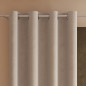 Velvi zasłona gotowa na przelotkach ciemny kremowy 140x260cm EAN: 5907693260139