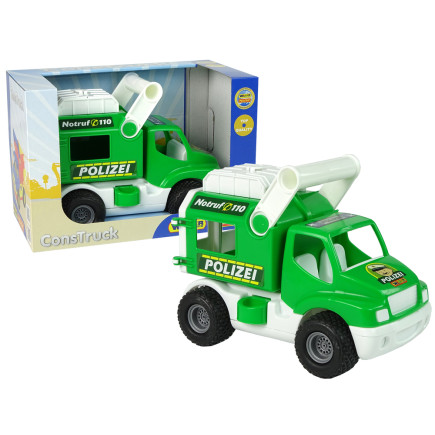 Samochód policja auto construck zielony polesie 41906