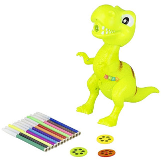 Projektor do malowania dinozaur rzutnik 2w1