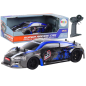 Autko zdalnie sterowane rc 1:18 gumowe koła drift niebieski