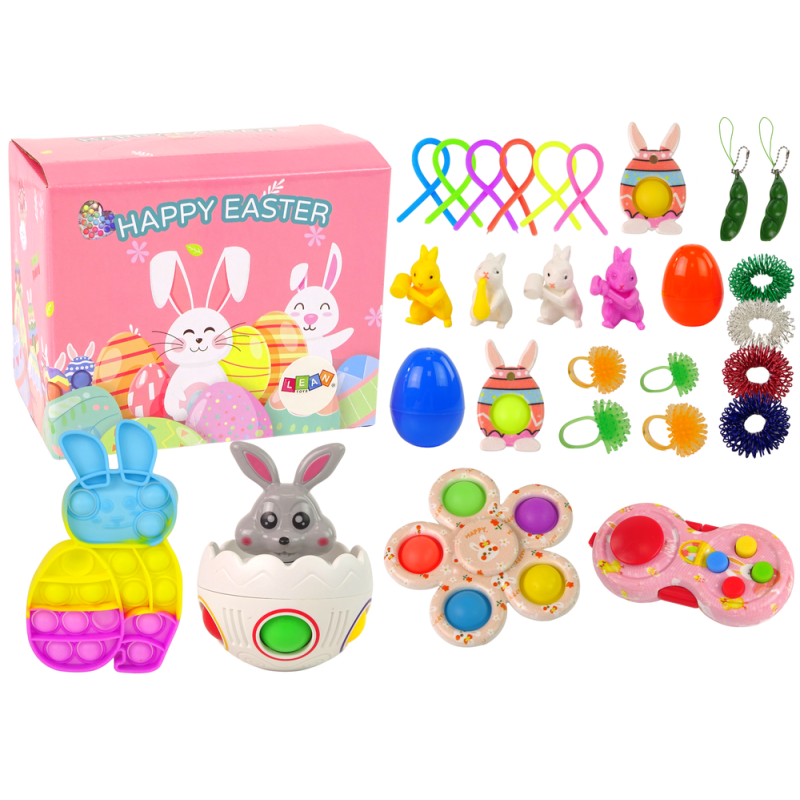 Zestaw Zabawek Wielkanocnych Fidget Toys Antystresowych 29 Elementów - EAN: 5905323216839