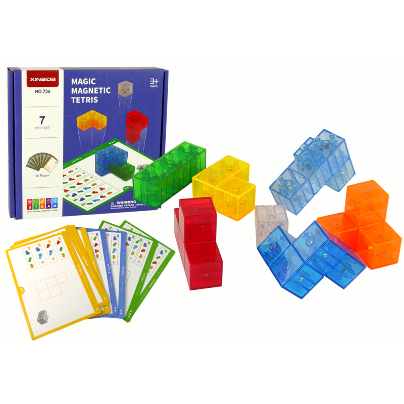 Magiczna kostka magnetyczna 7 elementów - EAN: 5905679071298