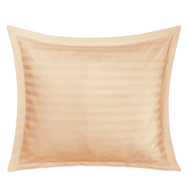 Poszewka Satyna Bambusowo-Bawełniana Stripe Beige z Listwą 70x80 EAN: [tu wstaw EAN]