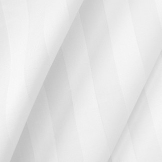 Poszewka Satyna Bambusowo-Bawełniana Stripe White z Listwą EAN: [wprowadź EAN]