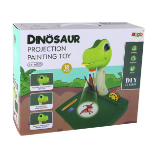 Projektor do rysowania dinozaur dźwięki akcesoria