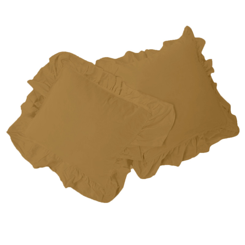 Poszewka Bawełniana Komplet Ecru Olive Stonewashed, EAN: [tutaj wstaw EAN]