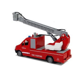 Straż pożarna z napędem frykcyjnym 1:16 dźwięk z wodą