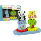 Drewniane zwierzątka sorter sowa i panda z kołami zębatymi EAN: 5904665990117 Drewniane zwierzątka sorter sowa i panda z kołami zębatymi EAN: 5904665990117
