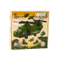 Zestaw klocków Helikopter Wojskowy Zielony 1000 el - EAN: 5905991016755