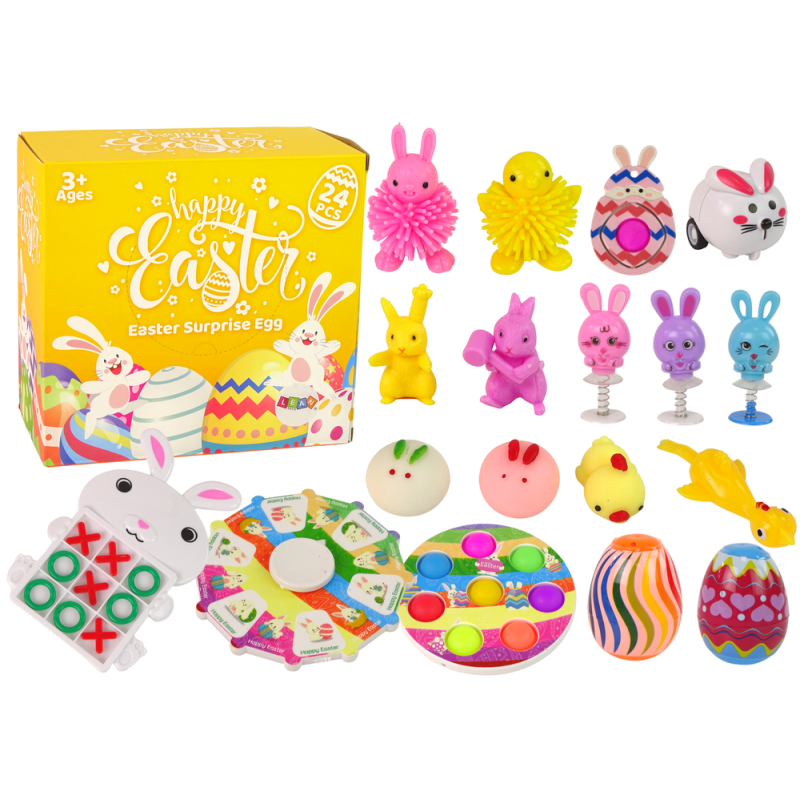 Zestaw zabawek antystresowych Fidget Toys Wielkanocnych 18 elementów EAN: 5905323216761