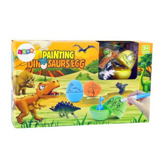 Zestaw diy malowanie jaj dinozaury