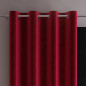 Velvi zasłona gotowa na przelotkach 140x240cm czerwony 043 EAN: 5907693282551
