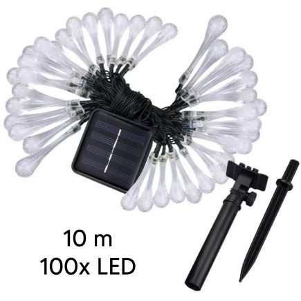 Girlanda LED 10m z 100 lampkami - Zd124, EAN: 5907621852290
