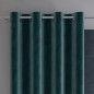 Velvi zasłona gotowa na przelotkach 140x230 cm ciemny turkusowy petrol EAN: 5907693282308