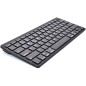 Klawiatura bezprzewodowa Ak198C do iOS, Android, Windows - Czarne - EAN: 5907621816957