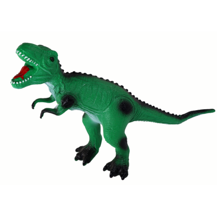 Duża figurka dinozaur tyranozaur dźwięk 38 cm zielony