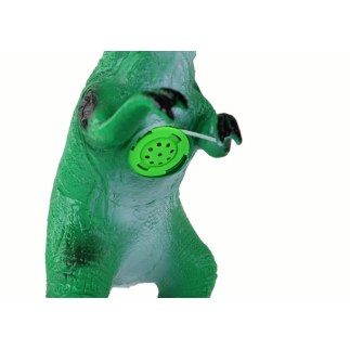 Duża figurka dinozaura Tyranozaura z dźwiękiem 38 cm zielona, EAN: 5905515356879