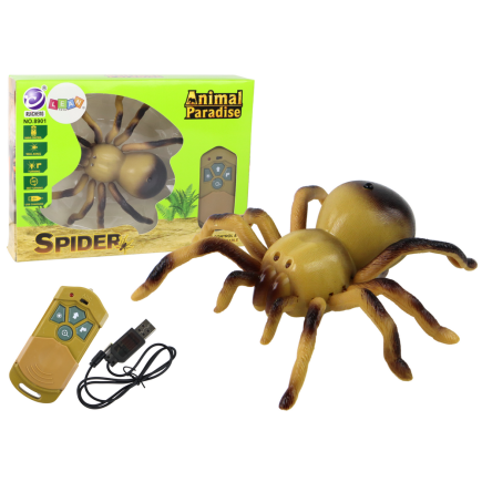 Zdalnie sterowany pająk tarantula pilot r/c żółty