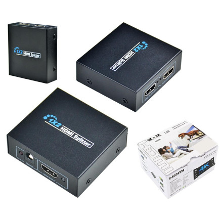Hd28c aktywny splitter hdmi 1x2 4k