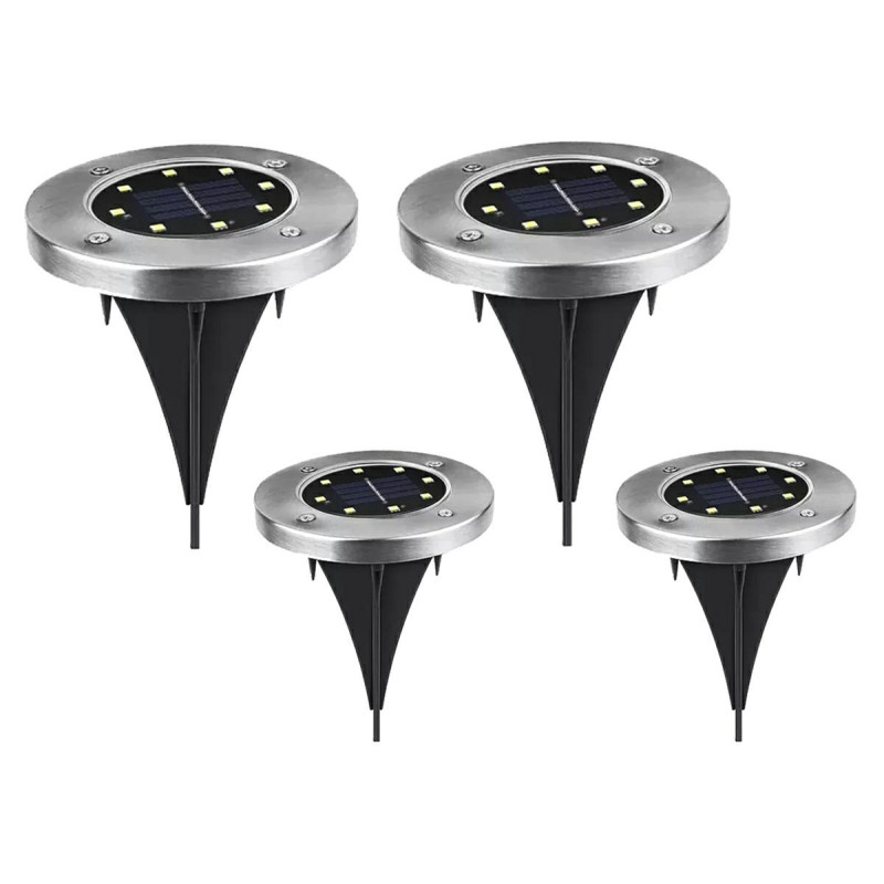 Ogrodowa lampa solarna 8 LED zestaw 4 szt. - Zd50j EAN: 5907621827540