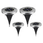 Ogrodowa lampa solarna 8 LED zestaw 4 szt. - Zd50j EAN: 5907621827540