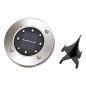 Ogrodowa lampa solarna 8 LED zestaw 4 szt. - Zd50j EAN: 5907621827540