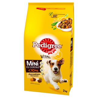 Pedigree adult mini drób z warzywami 2kg