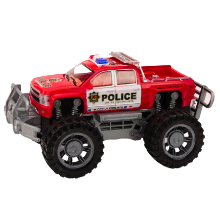 Czerwony Terenowy Pickup Policyjny - Wóz Policji z EAN: 5905991017967
