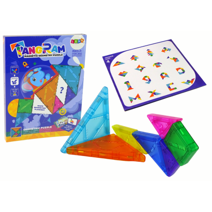 Układanka tangram 7 magnetycznych klocków